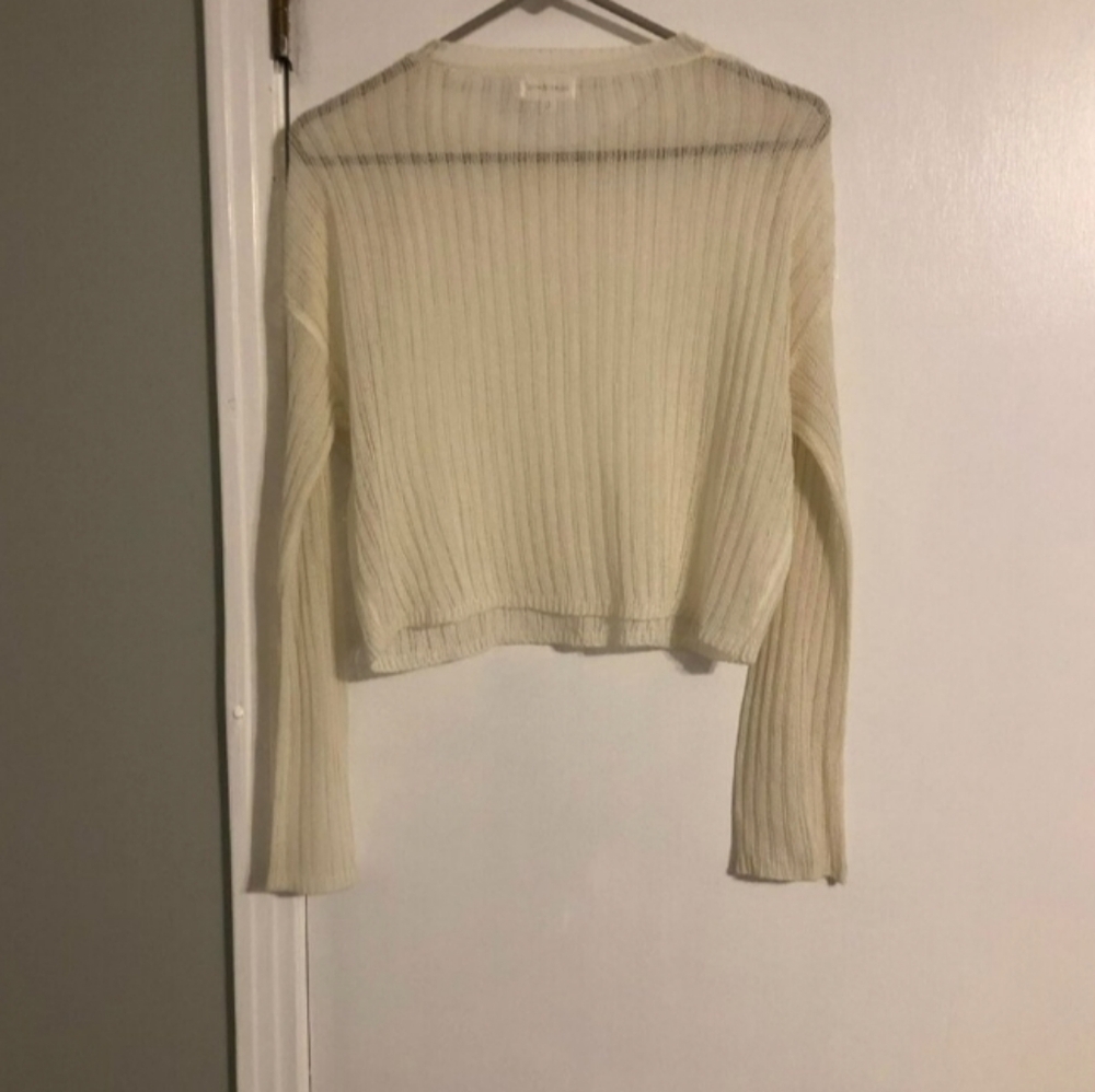 Superdown Ribbed Texture Lightweight Sweater XS - Picture 2 of 4